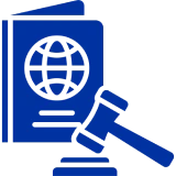 Immigration law symbol